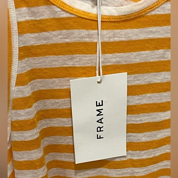 Frame Ringer Racerback Stripe Cami. NWT - Picture 12 of 12